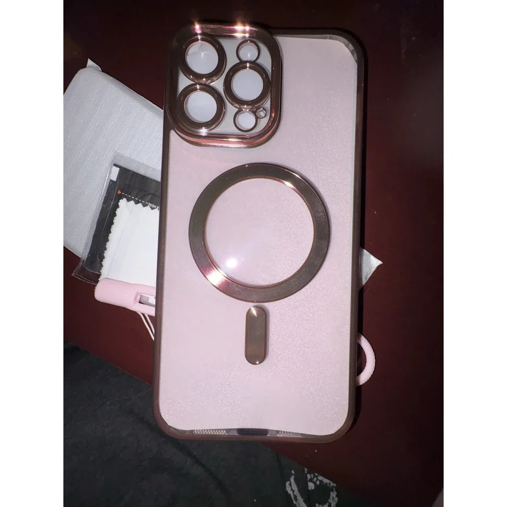 Meifigno IPhone 14 Max Cell phone Case, Rose, New In‎ Box, Complete